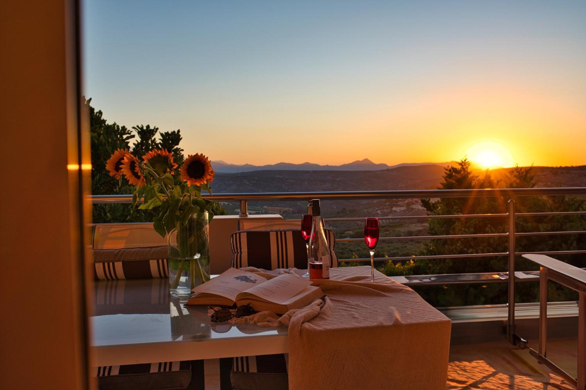 Blue Sky Villa In Crete Epano Vathia Экстерьер фото